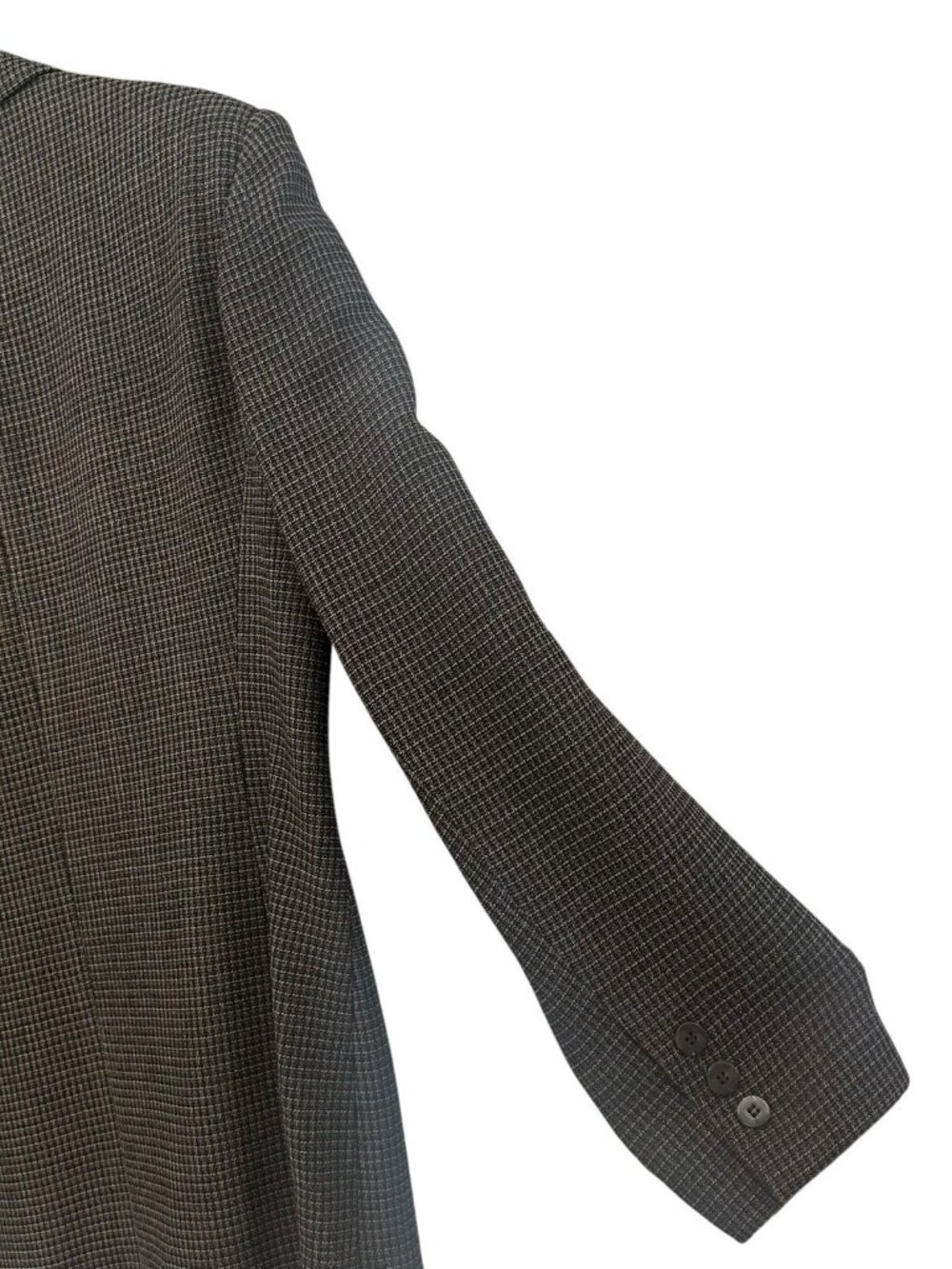 Vtg Women’s Jacqueline Ferrar Blazer Jacket Lined Plaid Sz 14 Career Office - Picture 7 of 15